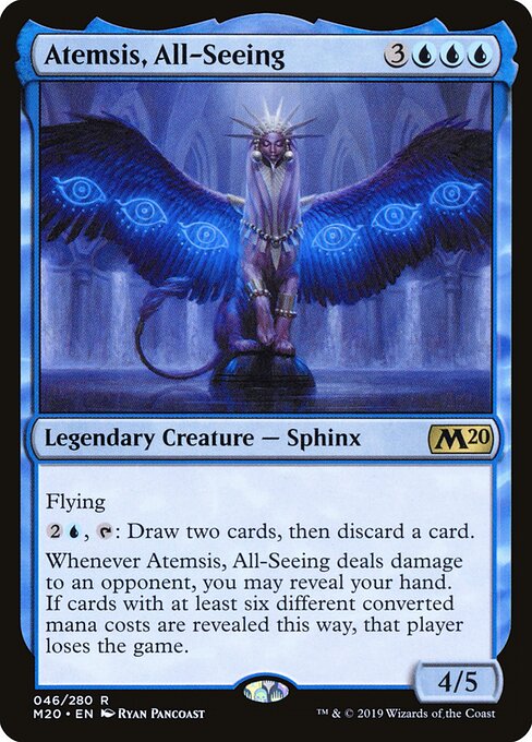 Atemsis, All-Seeing – Core 2020 (M20-46) Magic: The Gathering card Main image