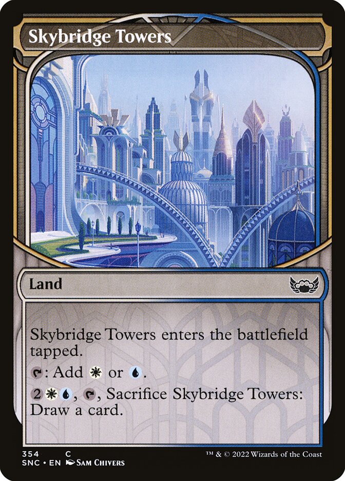 Magic-kaart Skybridge Towers SNC-354 uit Streets of New Capenna (Common)