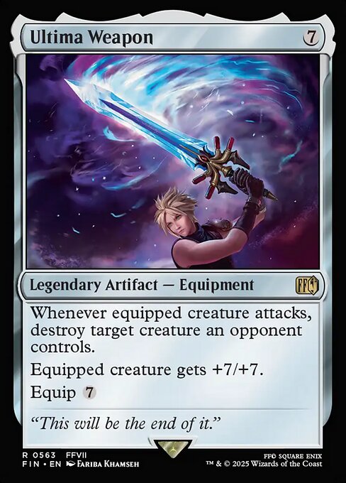 Ultima Weapon – Final Fantasy (FIN-563) Magic: The Gathering card | LC-REM-20260804-15935522242892-b9162d08-a6ba-4e6e-b82c-9b092bd781dd Immagine principale del prodotto