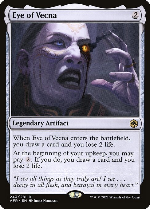 Eye of Vecna – Adventures in the Forgotten Realms (AFR-243) Magic: The Gathering card