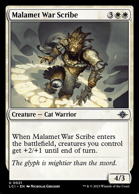 Malamet War Scribe – The Lost Caverns of Ixalan (LCI-21) Magic: The Gathering card | LC-REM-20260804-15393171800396-b92a6ba0-cea0-4084-92f1-2bd60ea25fb0
