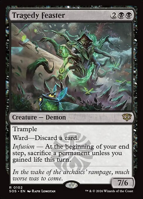 Tragedy Feaster – Secrets of Strixhaven (SOS-102) Magic: The Gathering card | LC-REM-20260804-15765061665100-b93cbaad-8ed8-4a1d-b95a-20a616dfedc9 Main image