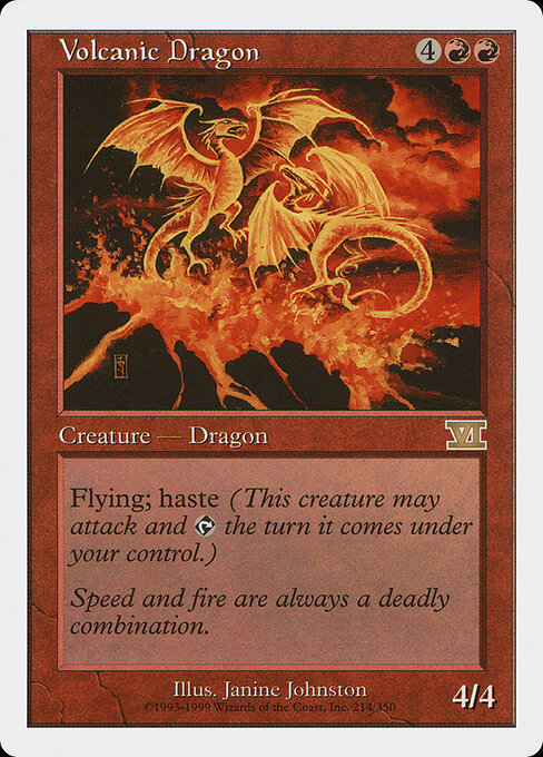 Volcanic Dragon – Classic Sixth Edition (6ED-214) Magic: The Gathering card | LC-REM-20260804-15520556843340-b983c88c-6b0d-498a-b8e8-65b9733db62c