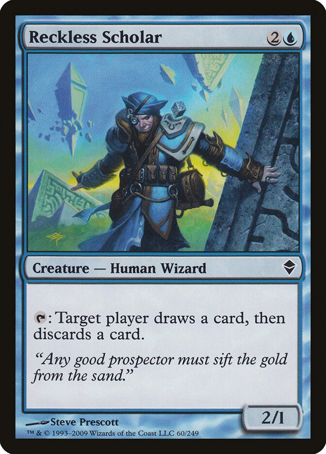 Reckless Scholar - Zendikar (Common) [ZEN-60]