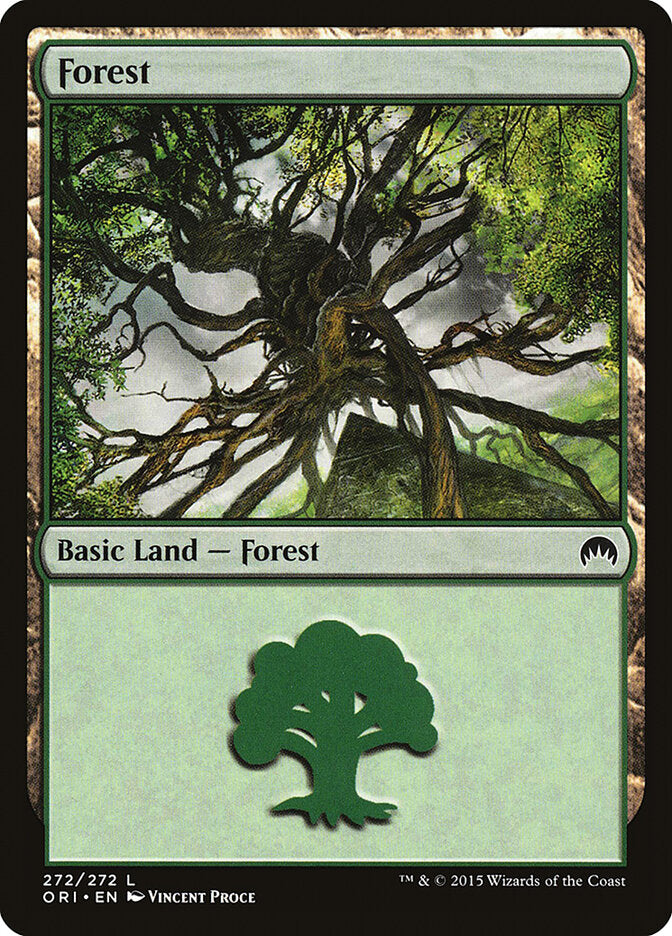 Forest (V.4) - Magic Origins (Land) [ORI-272]