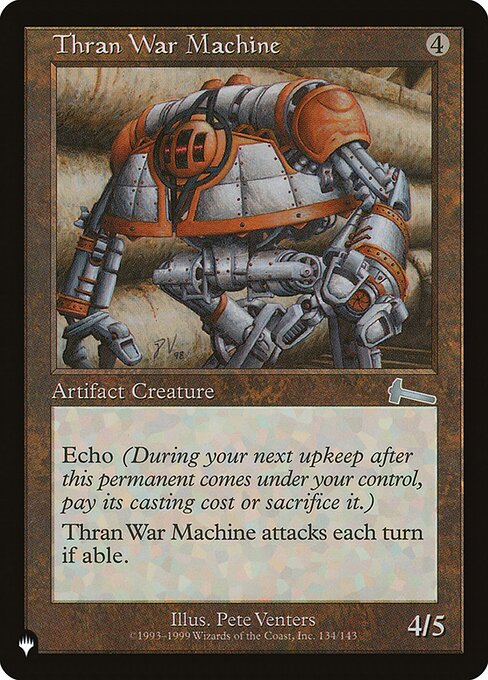 Thran War Machine – The List (PLST-ULG-134) Magic: The Gathering card | LC-REM-20260804-15150937801036-b9be558b-e73d-49dd-a09b-6242b86c4678