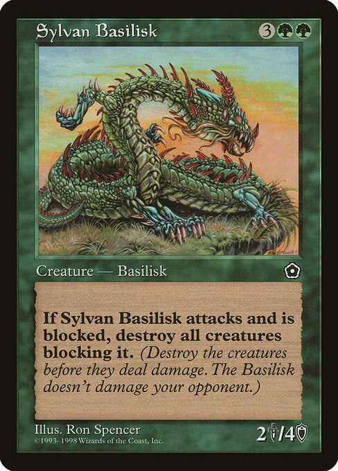 Sylvan Basilisk – Portal Second Age (P02-146) Magic: The Gathering card | LC-REM-20260804-15339676795212-b9c09886-a733-4797-a489-46150cecfc13