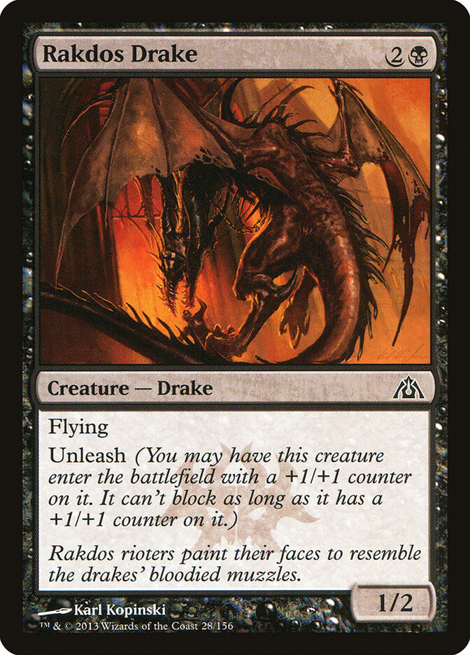 Rakdos Drake - Dragon's Maze (Common) [DGM-28]