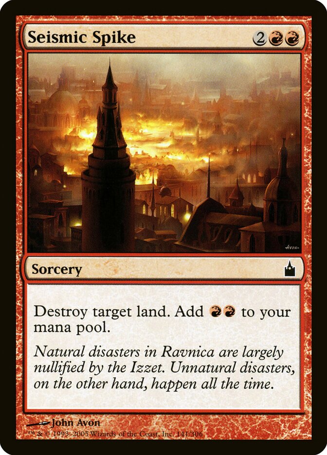 Seismic Spike - Ravnica: City of Guilds (Common) [RAV-141]
