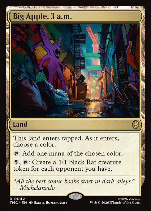 Big Apple, 3 a.m. – Teenage Mutant Ninja Turtles Eternal (TMC-42) Magic: The Gathering card | LC-REM-20260804-15632303784268-b9cc16f9-fea3-4527-9b81-3c84ce9c5e01
