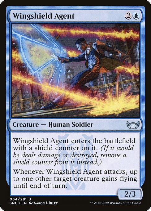 Wingshield Agent – Streets of New Capenna (SNC-64) Magic: The Gathering card | LC-REM-20260804-15383465689420-b9ec36ec-1a9c-41db-b304-c23286a4d182