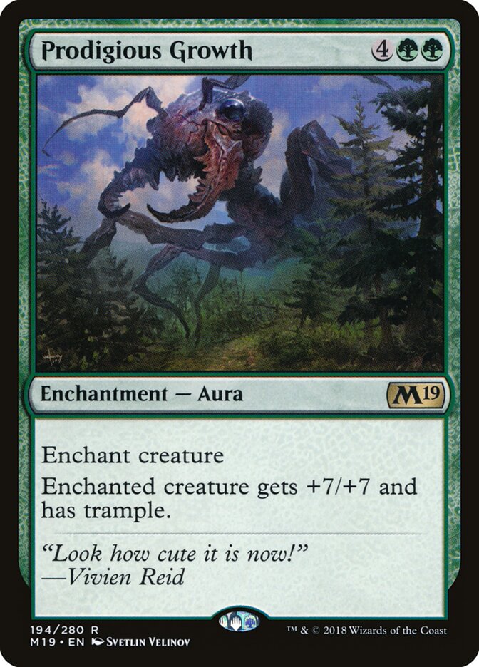 Prodigious Growth - Core 2019 (Rare) [M19-194] Hoofdafbeelding