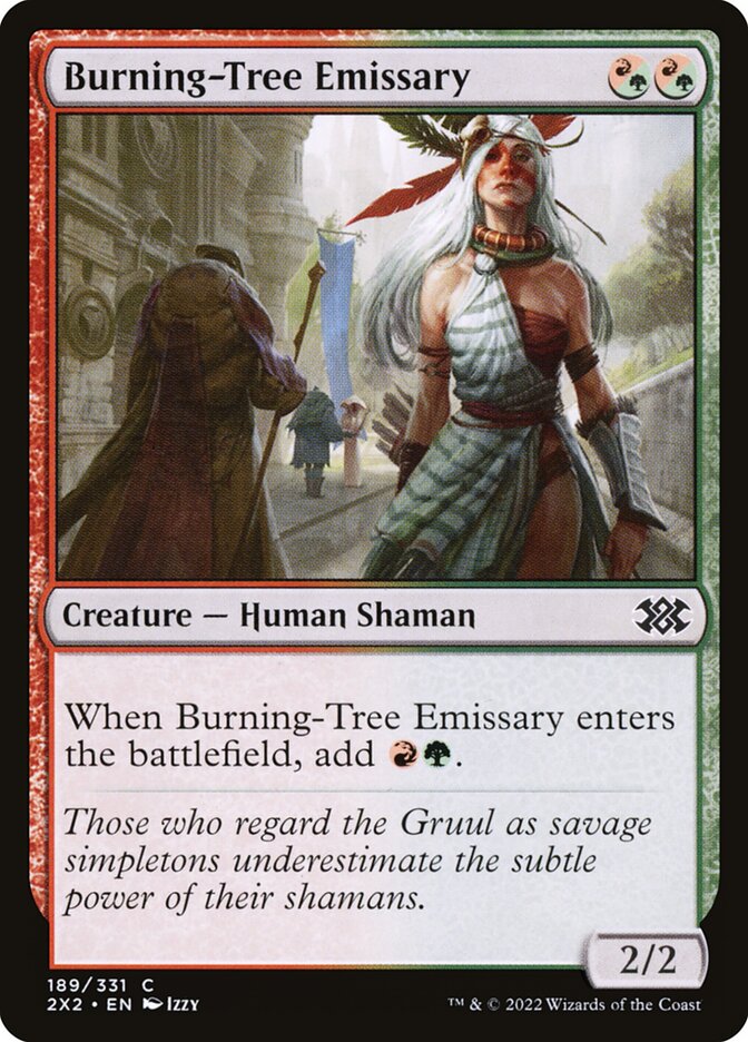 Burning-Tree Emissary - Double Masters 2022 (Common) [2X2-189]