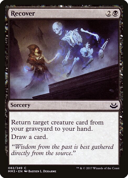 Recover – Modern Masters 2017 (MM3-82) Magic: The Gathering card Main image
