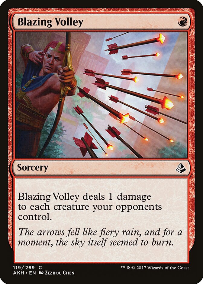 Blazing Volley - Amonkhet (Common) [AKH-119]