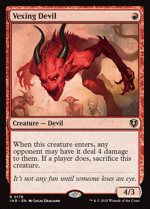 Vexing Devil – Innistrad Remastered (INR-178) Magic: The Gathering card | LC-REM-20260804-15339700584780-ba50e7df-9dec-4df8-94a5-5883bbedf0cb