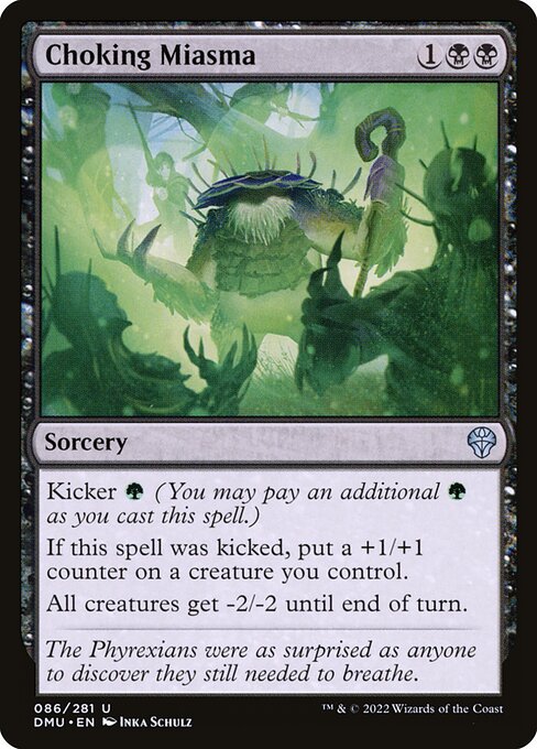 Choking Miasma – Dominaria United (DMU-86) Magic: The Gathering card