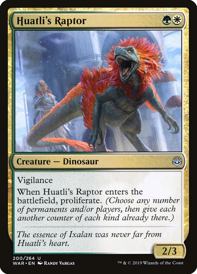 Huatli's Raptor - War of the Spark (Uncommon) [WAR-200]