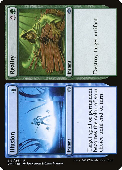 Illusion // Reality – Dominaria Remastered (DMR-213) Magic: The Gathering card | LC-REM-20260804-15150947860812-ba6ea373-65ea-45a8-8fed-31c482ba8387