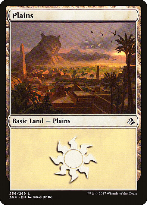 Plains – Amonkhet (AKH-256) Magic: The Gathering card