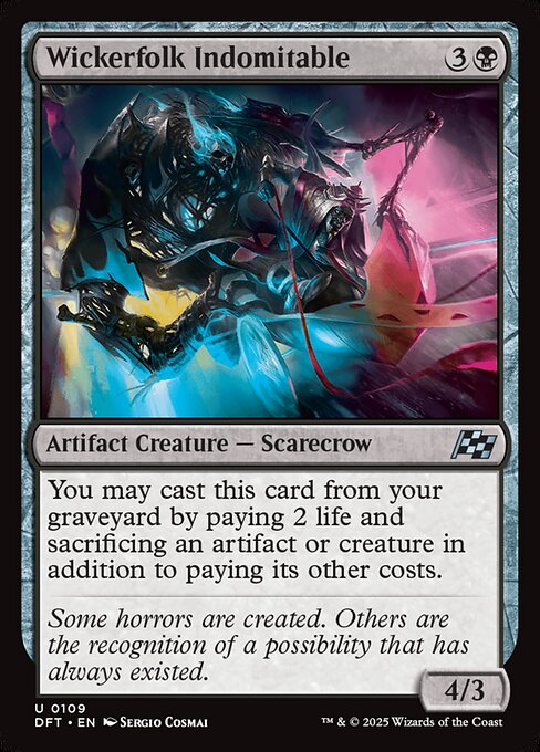 Wickerfolk Indomitable – Aetherdrift (DFT-109) Magic: The Gathering card | LC-REM-20260804-15339703730508-ba78e076-8962-4b3f-b86f-04400b062951
