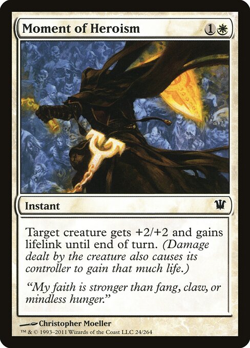 Moment of Heroism – Innistrad (ISD-24) Magic: The Gathering card