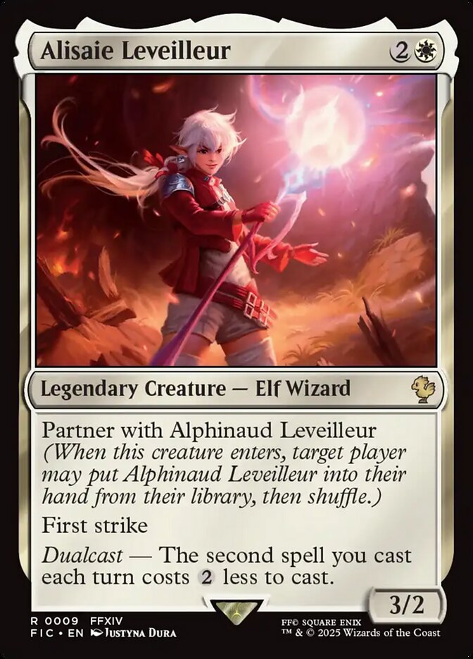 Magic-kaart Alisaie Leveilleur FIC-9 uit Final Fantasy Commander (Rare)