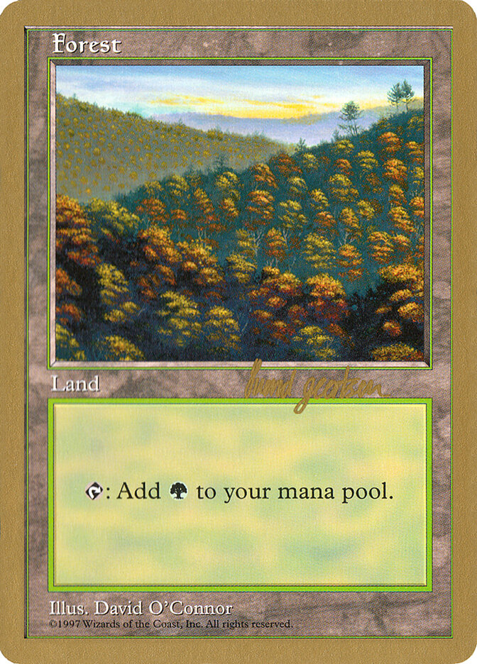 Magic-kaart Forest WC97-sg448 uit World Championship Decks 1997 (Special) Hoofdafbeelding