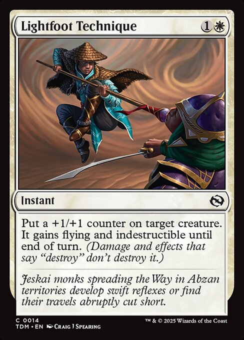 Lightfoot Technique – Tarkir: Dragonstorm (TDM-14) Magic: The Gathering card | LC-REM-20260804-15401857548620-baac1a41-d44d-4184-9147-b4233e73de65 Immagine principale del prodotto