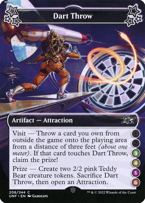 Dart Throw – Unfinity (UNF-208d) Magic: The Gathering card | LC-REM-20260804-15339992875340-bac24e8e-69de-4e3e-8f3c-b4436c65bc28