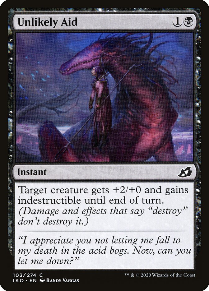 Unlikely Aid - Ikoria: Lair of Behemoths (Common) [IKO-103] Main image