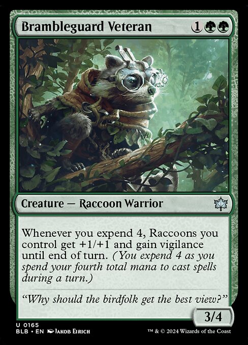 Brambleguard Veteran – Bloomburrow (BLB-165) Magic: The Gathering card Main image