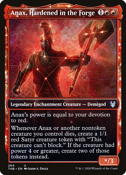 Anax, Hardened in the Forge – Theros Beyond Death (THB-264) Magic: The Gathering card | LC-REM-20260804-15151292449100-badac9b4-bfaf-4b02-a48a-ec141393566c Image principale du produit