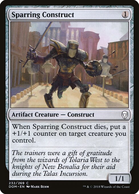 Sparring Construct – Dominaria (DOM-232) Magic: The Gathering card | LC-REM-20260804-15608855888204-badc7db8-386e-4fb6-aefa-591e99747eb2