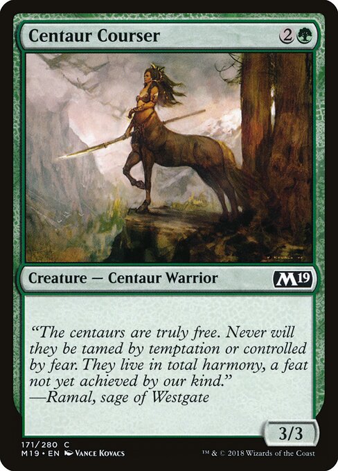 Centaur Courser – Core 2019 (M19-171) Magic: The Gathering card