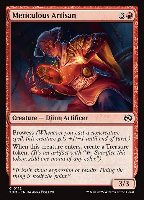 Meticulous Artisan – Tarkir: Dragonstorm (TDM-112) Magic: The Gathering card Immagine principale del prodotto