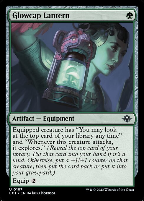 Glowcap Lantern – The Lost Caverns of Ixalan (LCI-187) Magic: The Gathering card