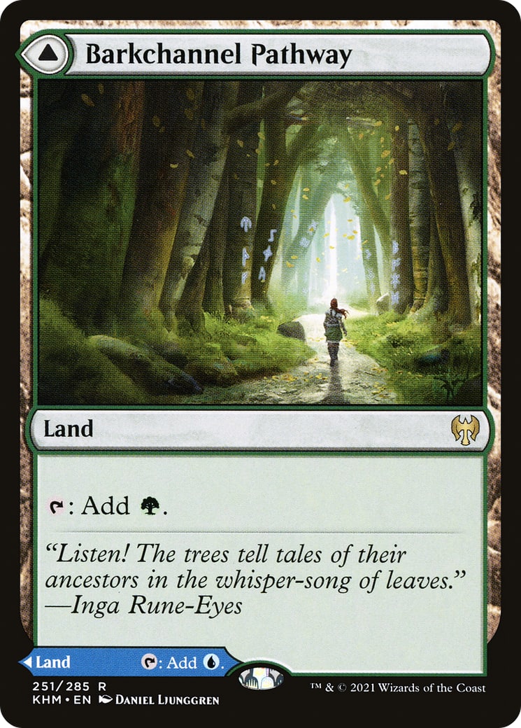 Barkchannel Pathway // Tidechannel Pathway – Kaldheim 251 – Magic: The Gathering single card | Lichcards