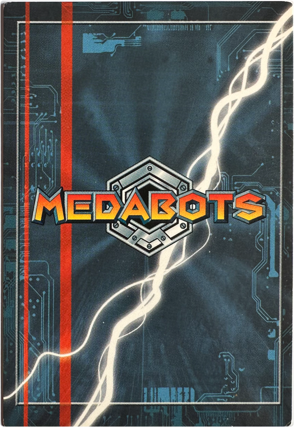 Basart BP09 Medabots kaart — exemplaar 1 achterkant