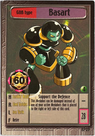 Basart BP09 Medabots kaart — exemplaar 2 voorkant | Lichcards