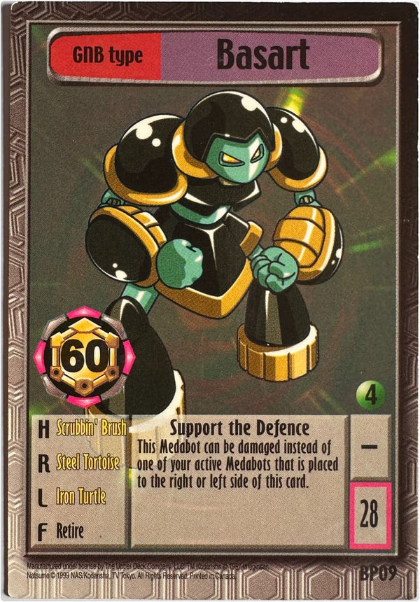 Basart BP09 Medabots kaart — exemplaar 2 voorkant | Lichcards