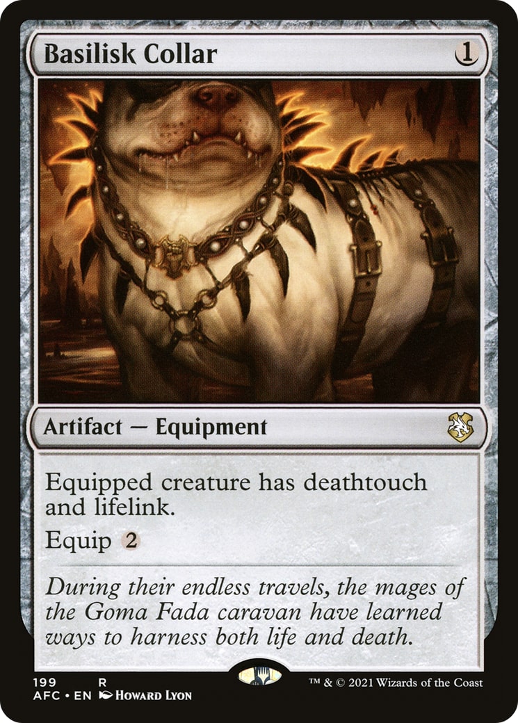 Basilisk Collar – Commander: Adventures in the Forgotten Realms 199 – Magic: The Gathering single card | Lichcards Imagen principal del producto