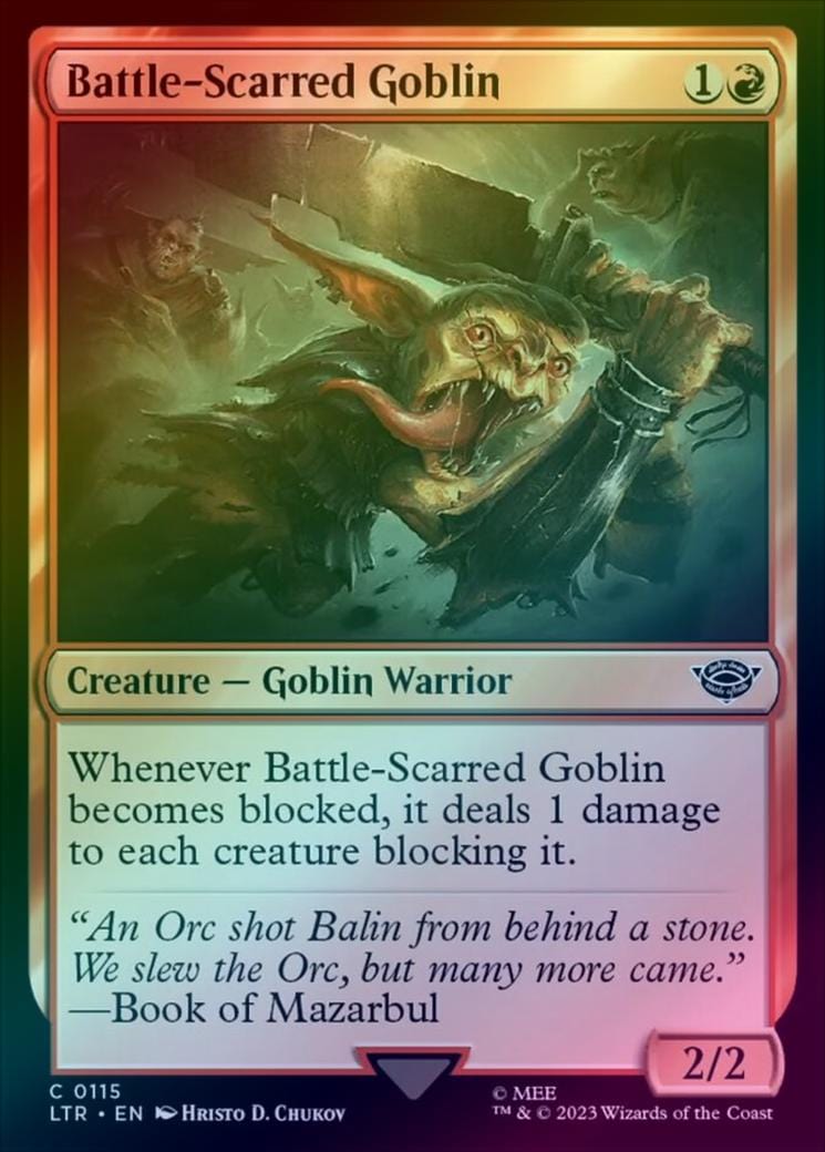 Battle-Scarred Goblin (Foil) (LTR)