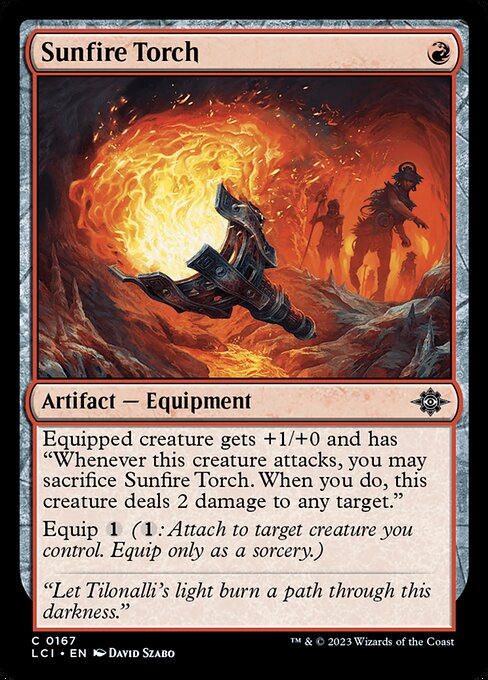 Sunfire Torch – The Lost Caverns of Ixalan (LCI-167) Magic: The Gathering card