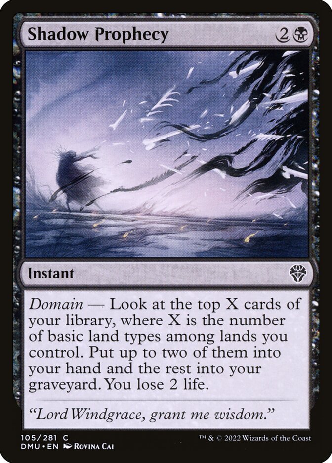 Shadow Prophecy - Dominaria United (Common) [DMU-105]