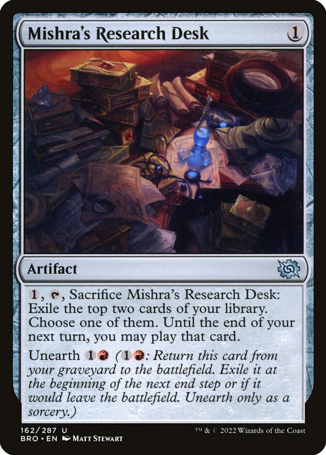 Mishra's Research Desk - The Brothers' War (Uncommon) [BRO-162]