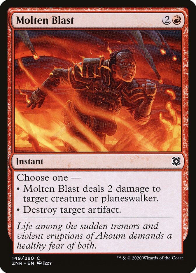 Molten Blast - Zendikar Rising (Common) [ZNR-149]