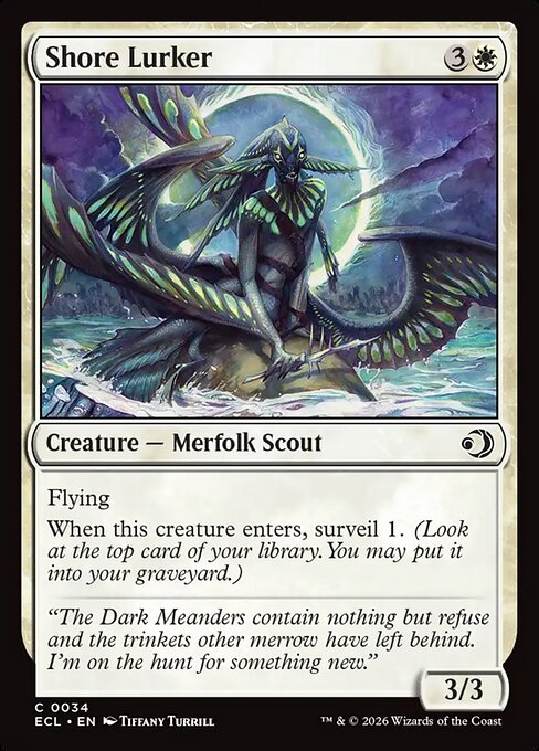 Shore Lurker – Lorwyn Eclipsed (ECL-34) Magic: The Gathering card