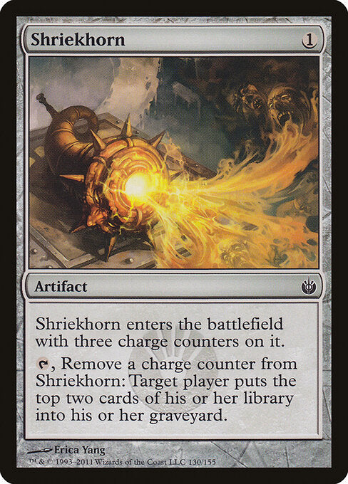 Shriekhorn – Mirrodin Besieged (MBS-130) Magic: The Gathering card