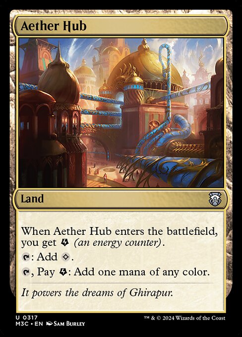 Aether Hub – Modern Horizons 3 Commander (M3C-317) Magic: The Gathering card | LC-REM-20260804-15339502272844-bb4436d5-ab12-4e0f-9490-c7a4a62aaa65